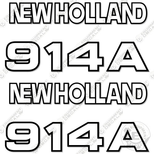 Fits New Holland 914A Decal Kit Mower decal kit, ford