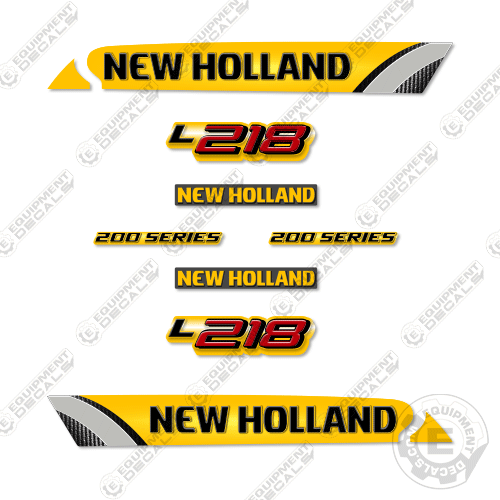 Fits New Holland L218 Decal Kit Skid Steer 218, decal kit, l218