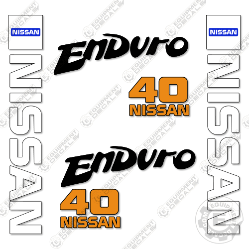 Fits Nissan 40 Enduro Decal Kit Forklift decal kit