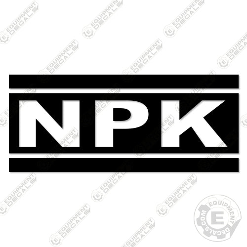 Fits NPK Logo Decal Kit Hammer (12") 208, 225, e 208, e 225, e208, e225, hammer, jack