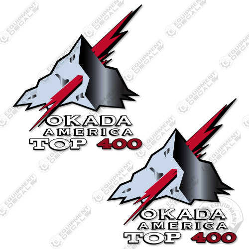 Fits Okada America Top 400 Decal Kit Hammer decal kit