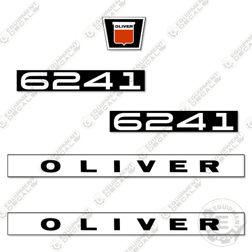 Fits Oliver 6241 Decal Kit Tractor 