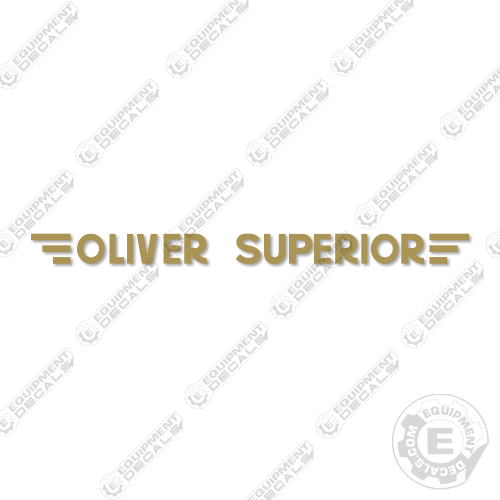 Fits Oliver Superior Logo Decal Kit 53" x 3" decal kit, tractor