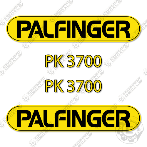 Fits Palfinger PK3700 Decal Kit Crane crane, decal kit, finger, pal finger