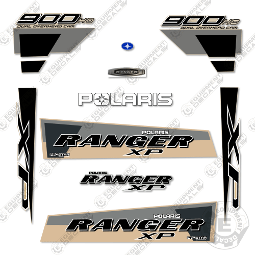 Fits Polaris Ranger 900 XP High Output Decal Kit 900, 900 xp, 900efi, decal kit, efi, excavator