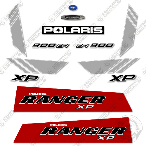 Fits Polaris Ranger 900 EFI XP Decal Kit UTV - 2013 900, 900 xp, 900efi, 900xp, decal kit, efi, excavator