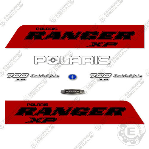 Fits Polaris Ranger 700 XP Decal Kit Utility Vehicle (2004-2008) 700crew, crew, decal kit