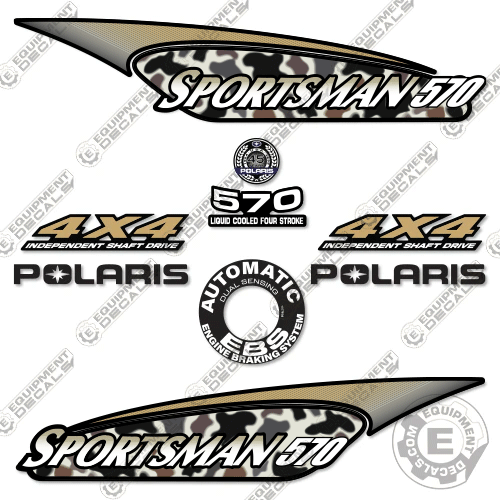 Fits Polaris Sportsman 570 Decal Kit ATV off-road, offroad