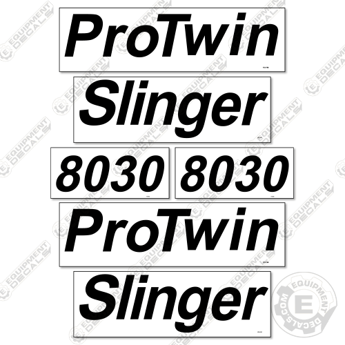 Fits Protwin Splinger 8030 Decal Kit Manure Spreader decal kit, leeboy