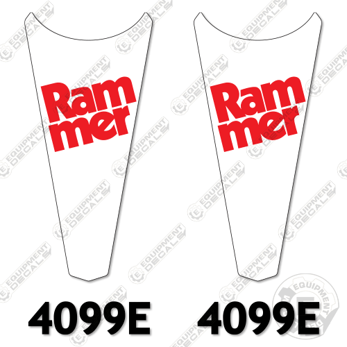 Fits Rammer 4099E Hydraulic Hammer Decal Kit 4099, 4099e