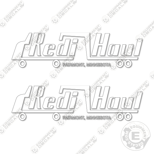 Fits Redi Haul Decal Kit Trailer 16" Logos decal kit