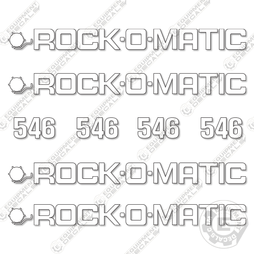 Fits Rock-O-Matic 546 Decal Kit - Rock Picker decal kit