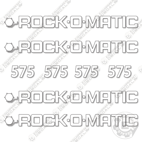 Fits Rock-O-Matic 575 Decal Kit - Rock Picker decal kit