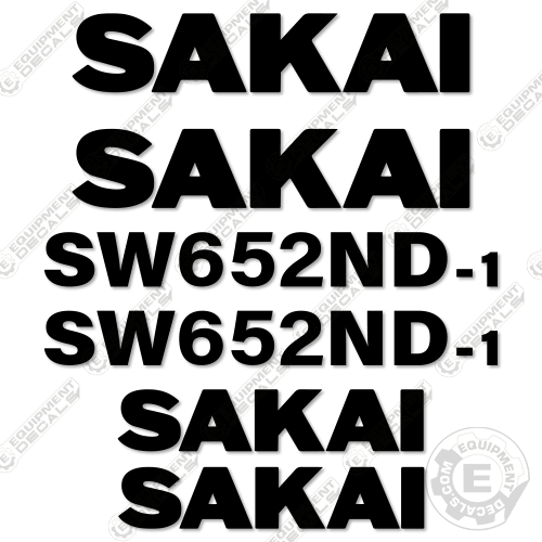 Fits Sakai SW652ND-I Decal Kit Roller 652, decal kit, nd, sw, sw652nd, sw652nd-1