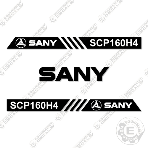 Fits Sany SCP160H4 Decal Kit Container Carrier decal kit, smg