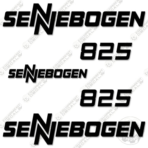 Fits Sennebogen 825 Decal Kit Excavator 825, decal kit