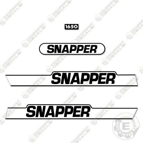 Fits Snapper 1650 Decal Kit Riding Mower decal kit