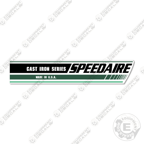 Fits Speedaire Vintage Compressor Decal decal kit