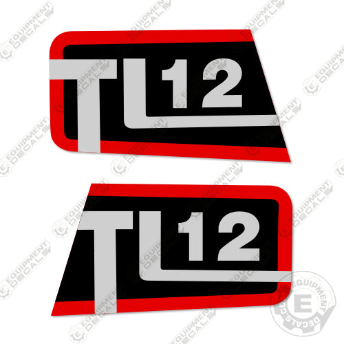 Fits Takeuchi TL12 Decal Kit Skid Steer (Side Decals Only) 12, decal kit, tl-12, tl12