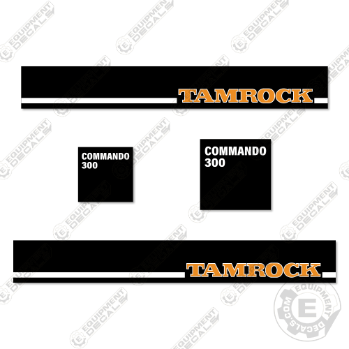 Fits Tamrock Commando 300 Decal Kit Mining Drill Rig 300, decal kit