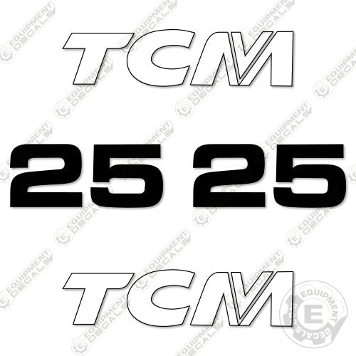 Fits TCM FHC25 Decal Kit Forklift 25, decal kit, fg25, fgc25