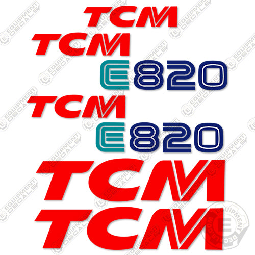 Fits TCM E820 Decal Kit Wheel Loader 820, decal kit, e820