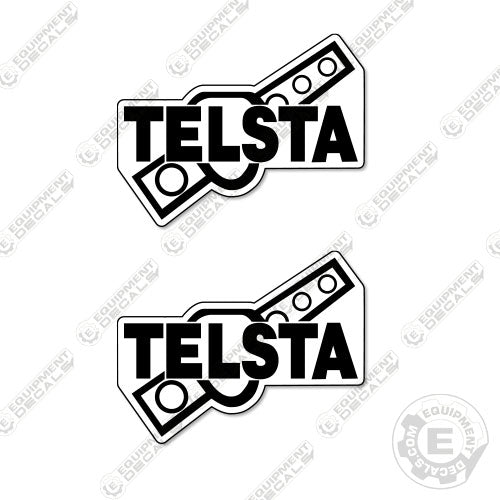 Fits Telsta Logo Decal Kit Bucket Truck (8" Wide) decal kit