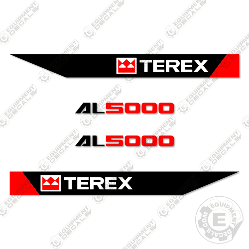 Fits Terex Amida AL5000 Decal Kit Light Tower 5000, al-5000, al5000, decal kit