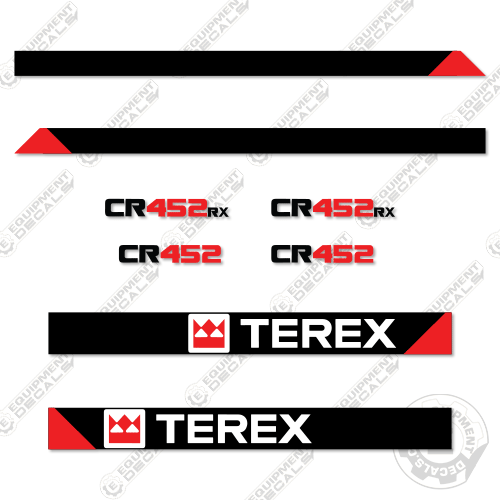 Fits Terex CR452/ CR452RX Decal Kit Paver 452, cr452, decal kit