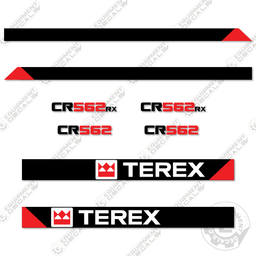 Fits Terex CR562/ CR562RX Decal Kit Paver 562, 562rx, decal kit