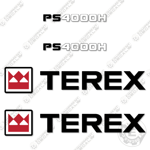 Fits Terex PS4000H Decal Kit Mini Dumper 4000, 4000h, decal kit, h, ps, ps4000, ps4000h