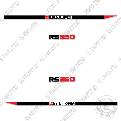 Fits Terex RS350 Decal Kit Road Reclaimer - Soil Stabilizer 350, decal kit