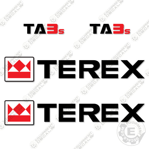 Fits Terex TA3s Decal Kit Site Dumper 3, decal kit, ta, ta3, ta3s