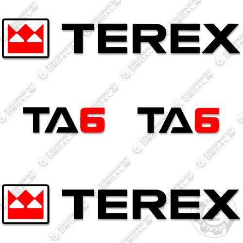 Fits Terex TA6 Decal Kit Site Dumper 6, decal kit, ta, ta 6, ta6