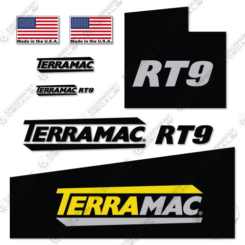 Fits Terramac RT9 Decal Kit Crawler Carrier decal kit, rt9