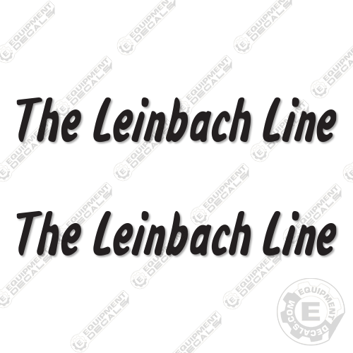 Fits Leinbach Line Decal Kit Harrow 