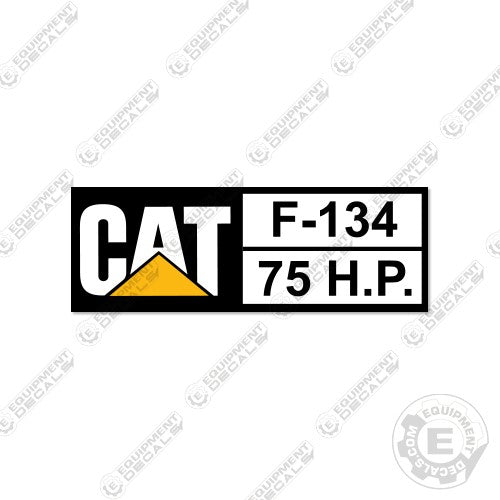 Fits Caterpillar F134 - 75 H.P. Diesel Engine Decal 12, c, decal kit