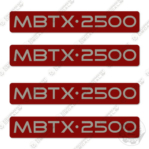 Fits Toro MBTX-2500 Number Decals Mud Buddy 2500, decal kit, mbtx-2500, mbtx2500