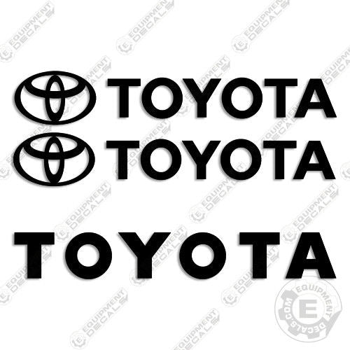 Fits Toyota Forklift Equipment Decals - Any Color decal kit