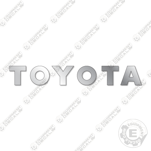 Fits Toyota Forklift Decal 12" Wide decal kit