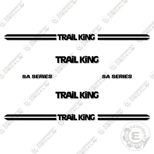 Fits Trail King TK110SA-533 Decal kit Trailer decal kit, sa series, TK110, tk110sa