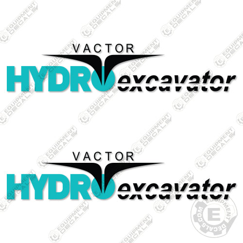 Fits Vactor Hydro Excavator Decal Kit - 84" (Set of 2) generator