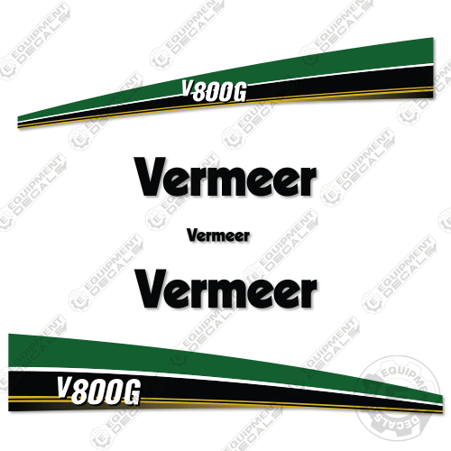 Fits Vermeer V800G Decal Kit Vacuum Excavator 800, decal kit