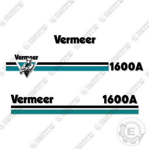 Fits Vermeer 1600 Decal Kit Chipper 1600, 1600a, decal kit