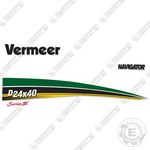 Fits Vermeer D24X40 Series 2 Navigator Decal Kit 24x40, d24x40, decal kit