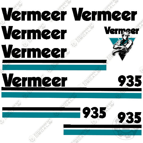 Fits Vermeer 935 Chipper Decal Kit decal kit