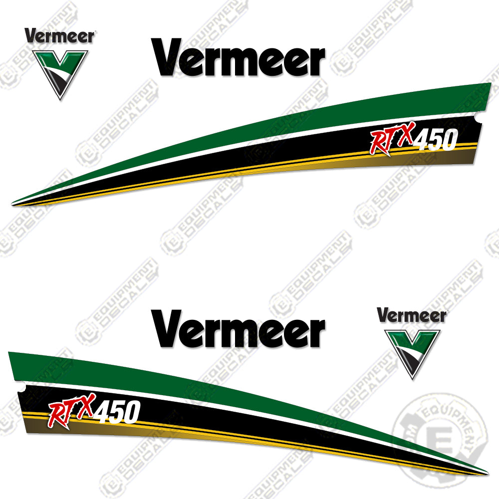 Fits Vermeer RTX450 Decal Kit Trencher 450, decal kit, rtx, rtx-450