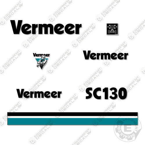 Fits Vermeer SC130 Decal Kit Stump Grinder decal kit, sc130, 130