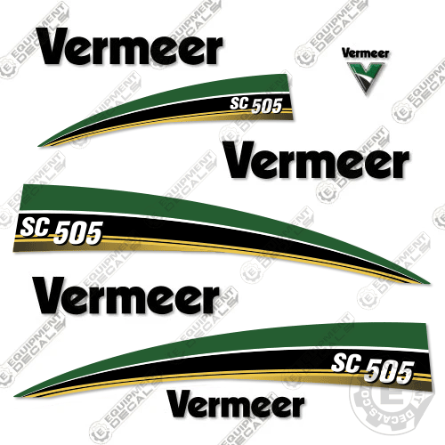 Fits Vermeer SC505 Stump Grinder Decal Kit decal kit, sc505