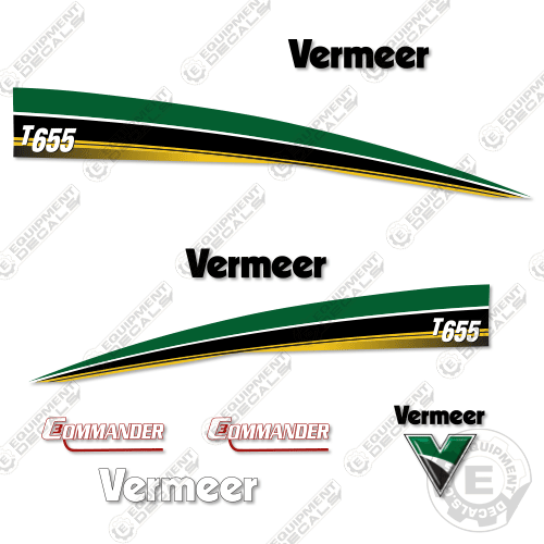 Fits Vermeer T655 Trencher Decal Kit 655, decal kit, t-655, t655